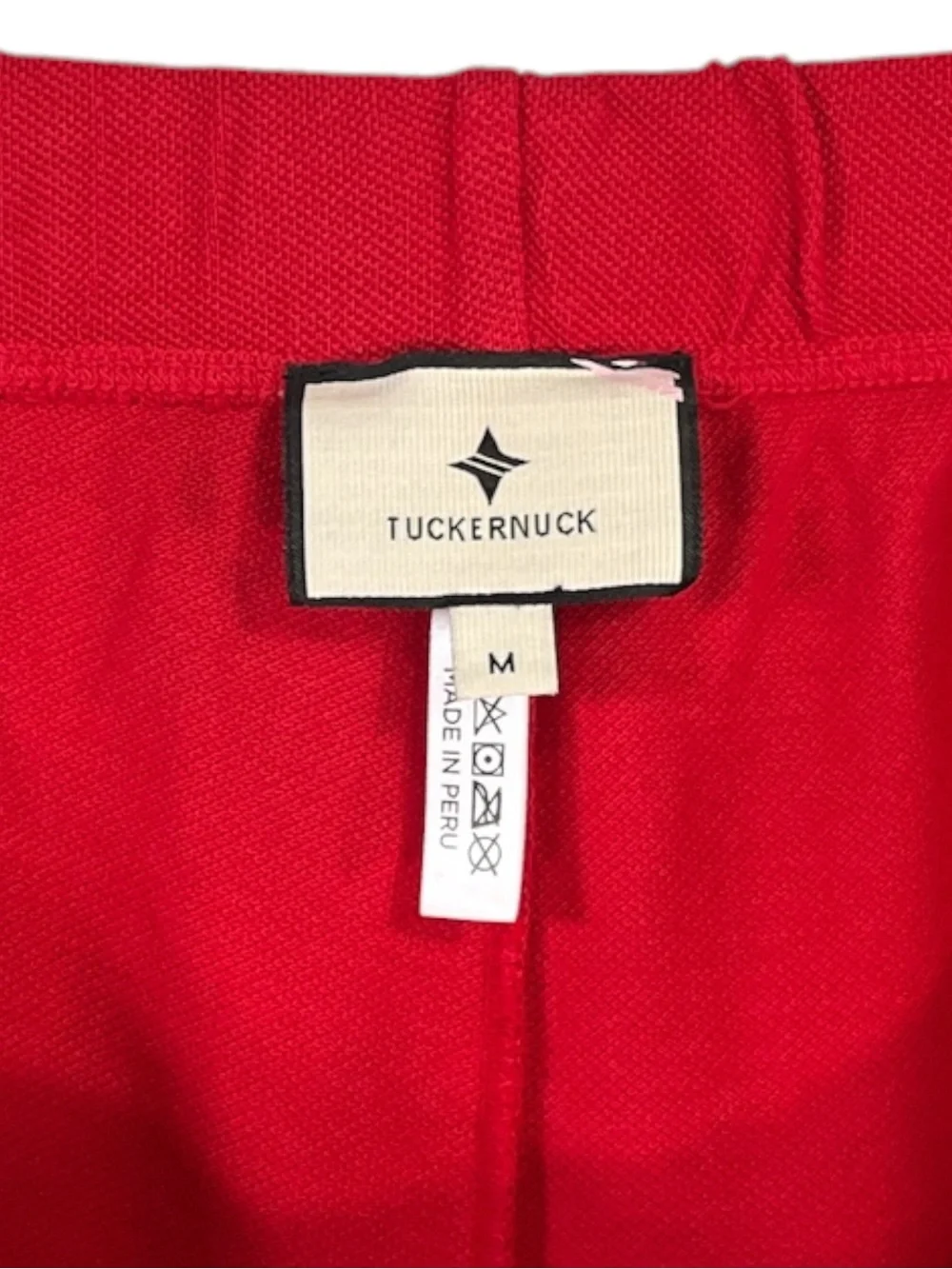 Tuckernuck Red Pique Wyatt Shorts Size Medium